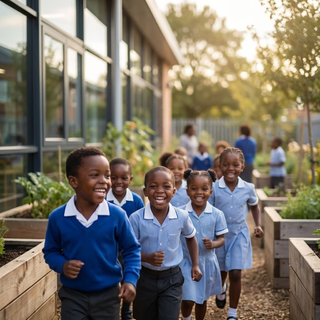 Élèves souriants du Groupe Scolaire EL DEOT